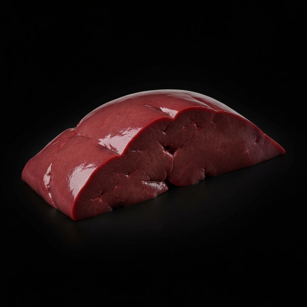Beef liver - rich source of heme iron and B vitamins